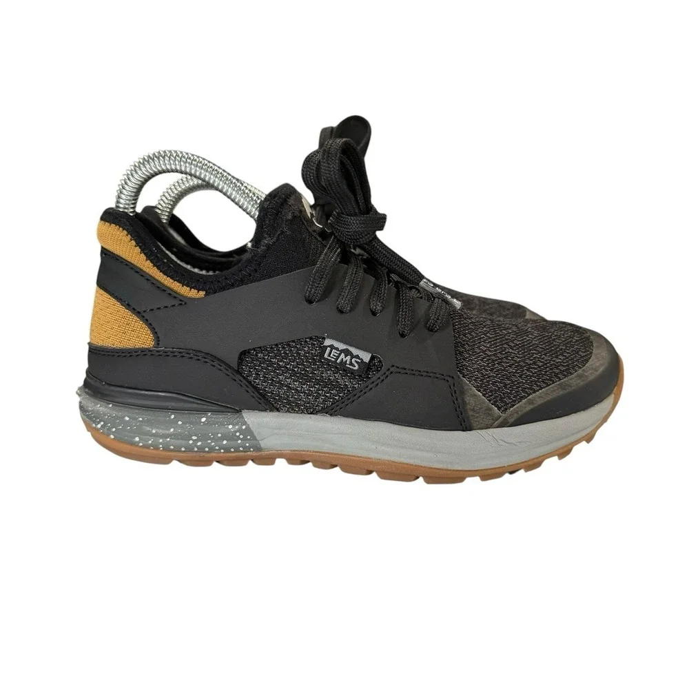 Lems Mesa Hiking Shoes Womens Size 7 B Carbon Gray Black Outdoor Trail Sneakers